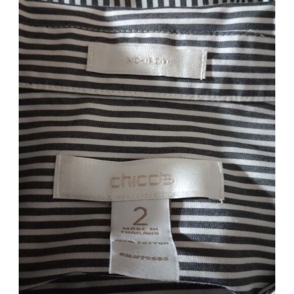 Chico Blouse‎ Ladies Large Chico's 2 - Picture 5 of 7